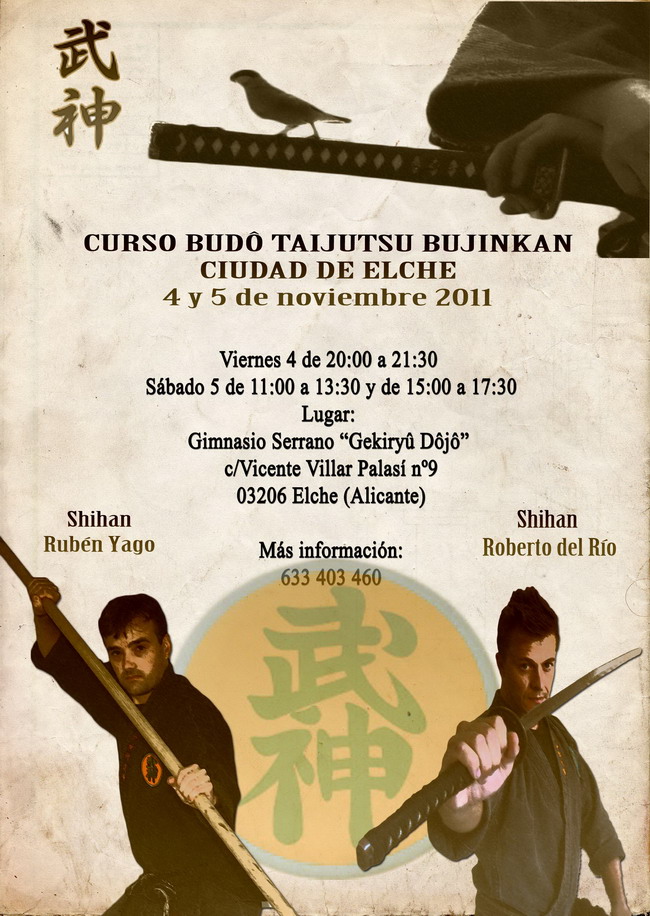 Curso Budo Taijutsu en Elche